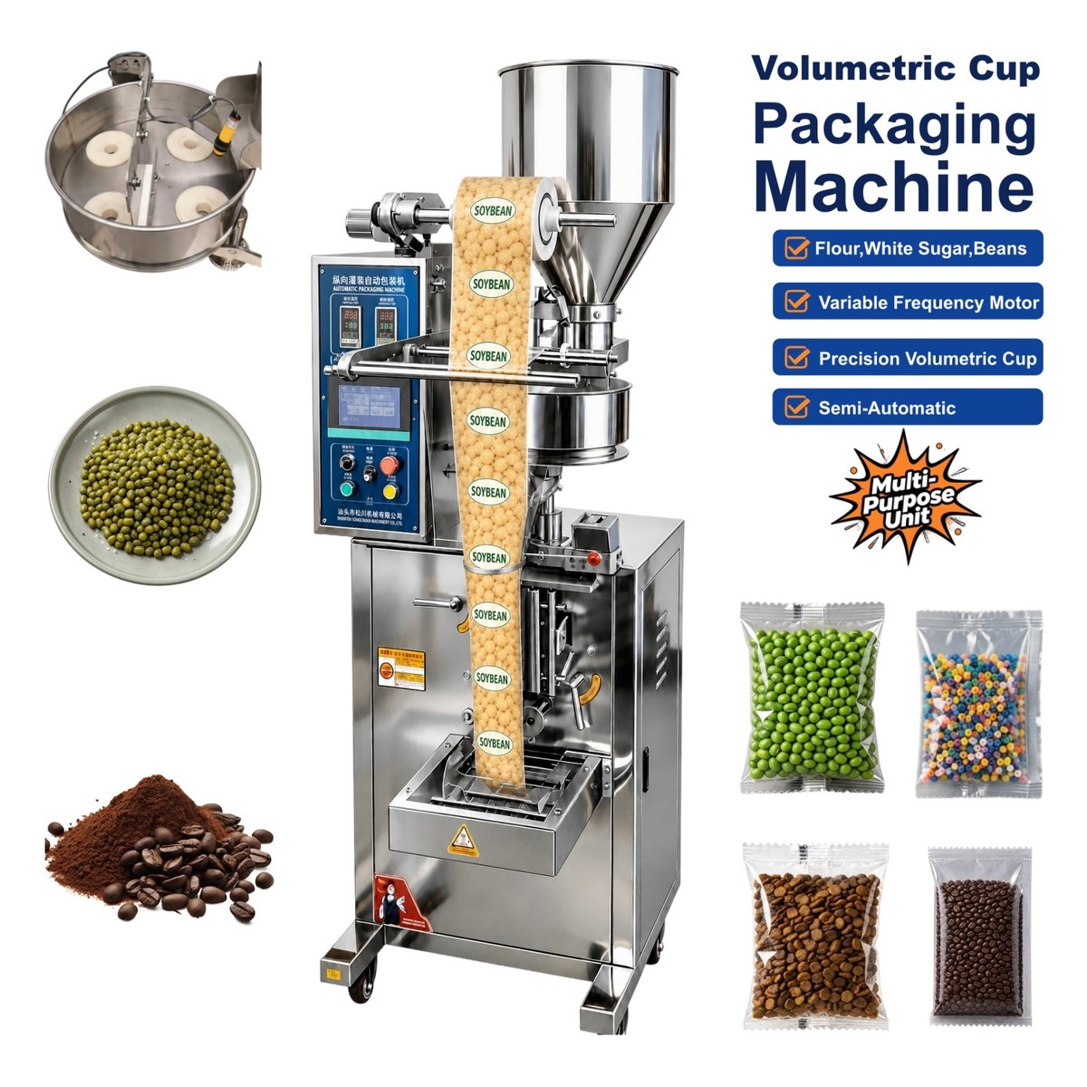 Volumetric Cup Granule Packaging Machine